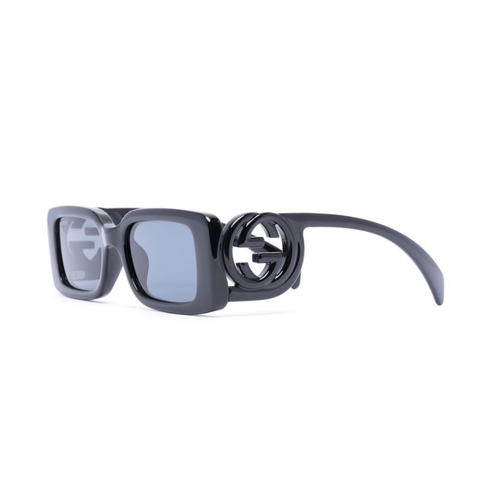 Gucci Rectangular Interlocking G Logo Sunglasses - image 1